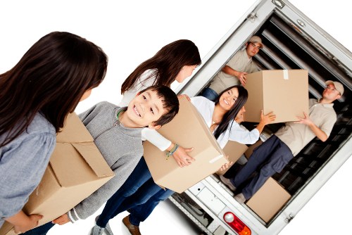 Removal team helping with a local house move in Twickenham