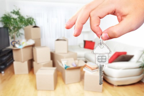 Organised packing supplies ready for a move or storage in Twickenham