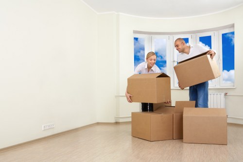 Packing and loading furniture into a removal truck in Twickenham