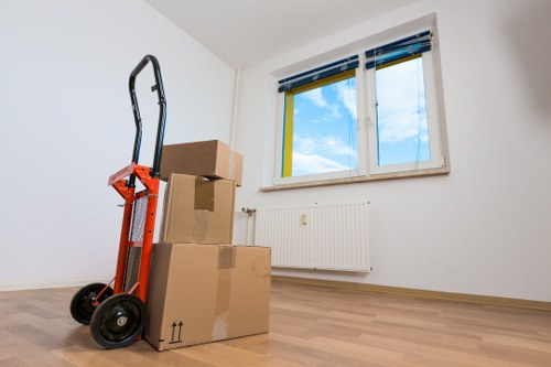 Moving van handling a residential move near Twickenham properties