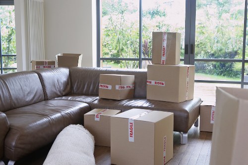 Professional movers handling household items during a Twickenham relocation