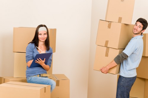 Furniture delivery and unloading at a Twickenham flat