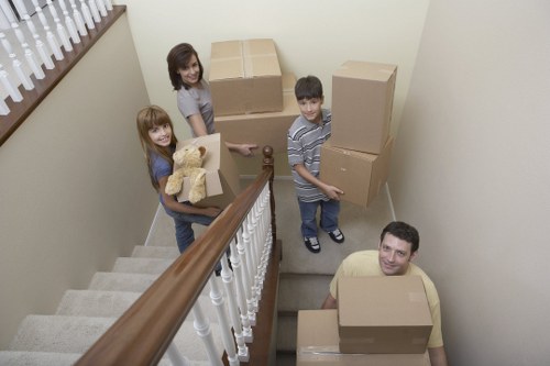 Professional movers protecting belongings during a safe relocation